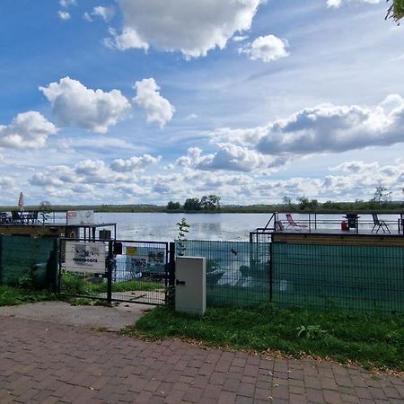 Hotel Hausboote Unteres Odertal Hausboot Kranich Schwedt/Oder Exterior foto